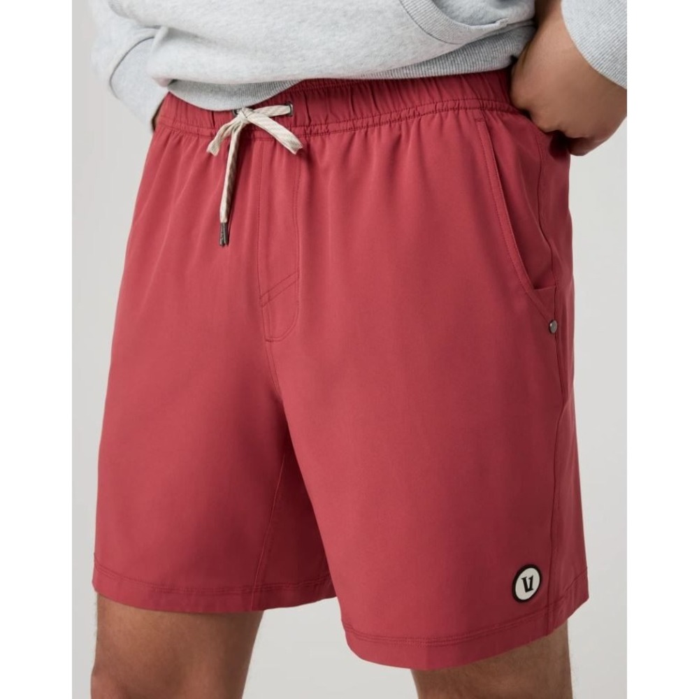 Vuori Kore Shorts Mens Brick Red Athletic Lined Training Gym Yoga Shorts XXL NWT